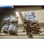 MASTERFLOW/RM - 3/4" BRASS BLANK NUT - PACKS OF 10S + 25S + BOX LOOSE - JOBLOT OF 155PSC