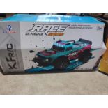 RACE GAME 2.4GHZ PERFORMANCE RC CAR + RETRO TV GAMES CONSOLE 200+ GAMES - NEW BOXED
