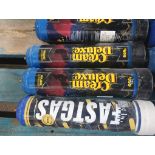 JOBLOT OF 13 - FOOD GRADE NITROUS OXIDE -666G - FASTGAS/ CREAM DELUXE - NEW AND FULL !