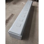 EATON SIDE MOUNTED METERING ENCLOSURE - 10 SPACES, BLANKING PLATES, NEW - 2030L X 255D X 300MM