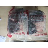 PLASSON FUSMATIC 90° ELBOW 110 GAS PE100 SDR11 PN16 - JOBLOT OF 2, NEW IN ORIGINAL PACKAGING