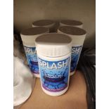 SPLASH! FILTER FLOC TABLETS - 15 TABS PER TUB- JOBLOT OF 5 - NEW SEALED
