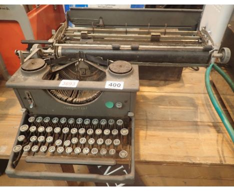 Vintage imperial typewriter 