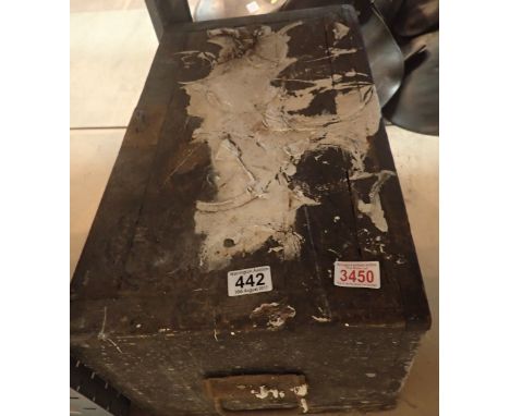 Vintage toolbox and tool contents