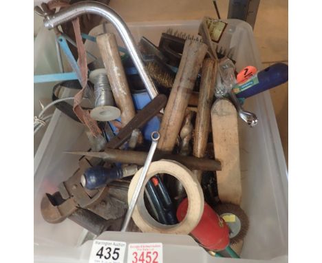 Box of mixed tools