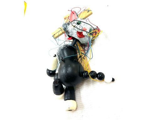 Boxed Pelham standard puppet chuckles the cat 