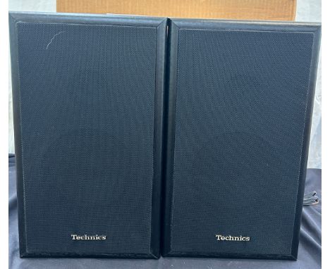 New Technics Hifi speaker system model SBF911 with original box and instruction manual 