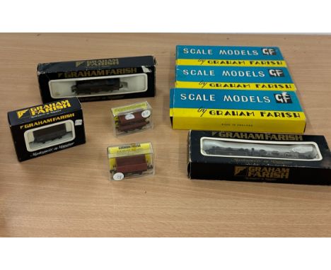 Selection of Graham Farish railway items to include Two Graham Farish Master pieces in miniature 47313 and 44911, Scale Model