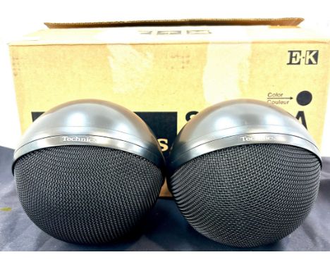New Technics Hifi speaker system model SBS30A with original box and instruction manual 