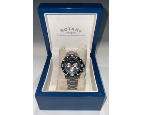 A Rotary Chronospeed multidial wristwatch, in boxed 