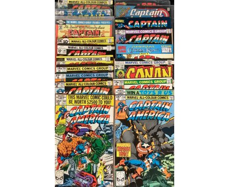 Marvel Comics - A collection of Bronze to Modern age Captain America comics. Qty. 