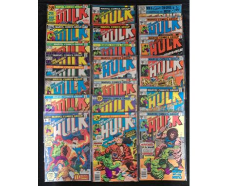 Marvel Comics - Incredible Hulk #166, #192-206, #210-215, #265 (1973-1981). Bronze Age Marvel Comics. (21) 