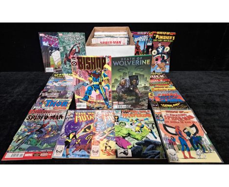 A collection of Marvel comics from Bronze to Modern age including titles: New Mutants #1-2, X-Force, Thor, Spider-Man, Thunde