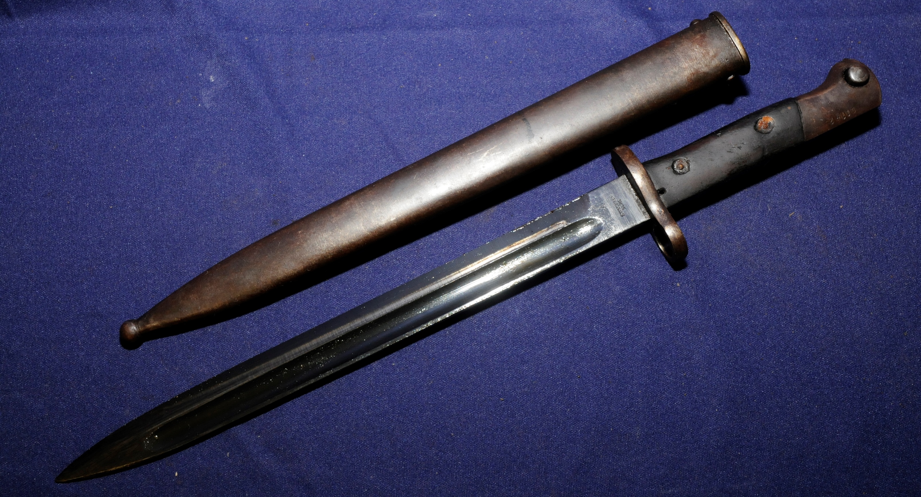 Spanish Mauser Bayonet With Scabbard In Excellent Condition | Hot Sex ...