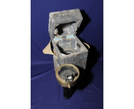 Boxed hand held compass for aircraft use 
