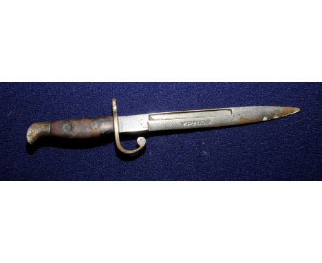 Small model bayonet in the shape of a letter opener, these were allegedly made from the breeches of captured weapons 
