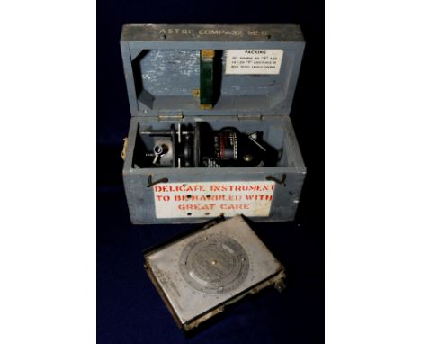 Boxed Astro compass and a navigational computer 