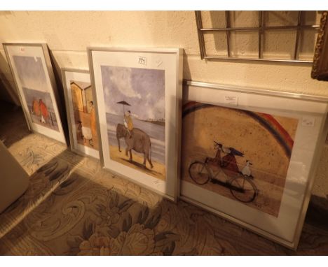 Set of four prints by Sam Tuft 