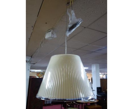 An Artemide Tolomeo Mega pendant light designed by Matteo Thun, H.40cm Diameter 55cm 