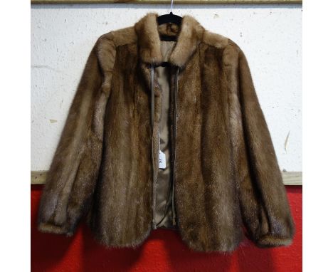A vintage fur jacket 