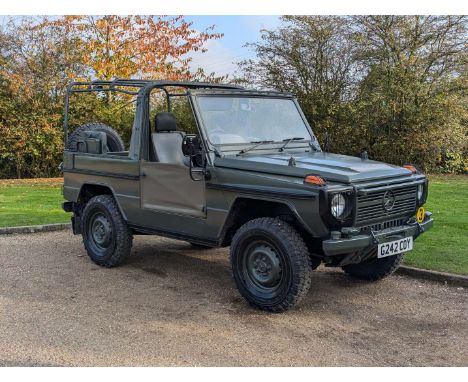 Make & Model:Mercedes, G-Wagen Date of Reg:G242COY Colour:Green cc:2395  Fuel Type:Diesel  Mileage:17000 Transmission:manual 