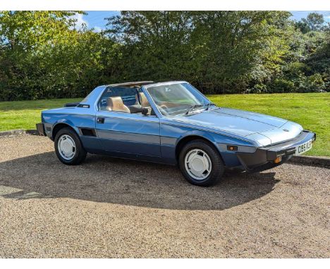 Make & Model:Fiat , X1/9 VS Date of Reg:C195VLR Colour:Blue cc:1498 MoT:2025-07-15 Fuel Type:Petrol Mileage:24500 Transmissio