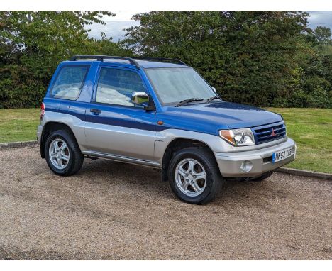 Make & Model:Mitsubishi , Shogun Pinin Date of Reg:HF52YDB Colour:Blue cc:1834 MoT:2025-07-31 Fuel Type:Petrol Mileage:12970 