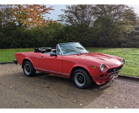 Make & Model:Fiat, 124 Date of Reg:PTT120P Colour:Red cc:1756  Fuel Type:Petrol Mileage:73608 Transmission:manual Summary:The