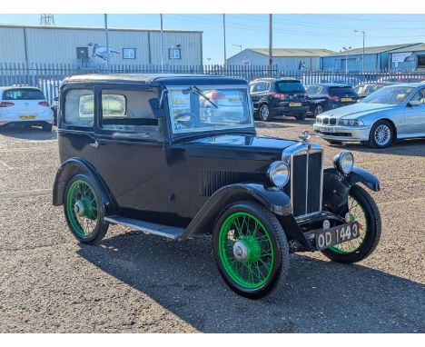 Make & Model:Morris, Minor Date of Reg:OD1443 Colour:Black cc:885  Fuel Type:Petrol Mileage:25515 Transmission:manual Summary