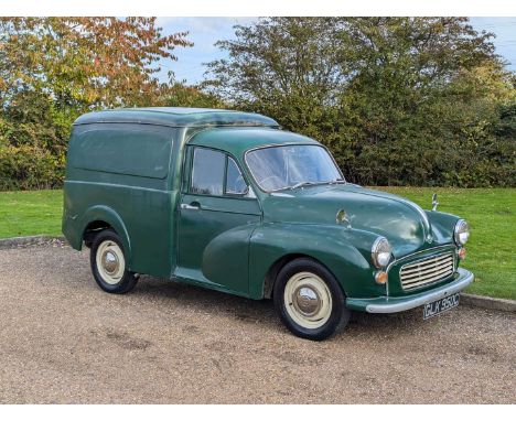 Make & Model:Morris , Minor Van Date of Reg:GLK950C Colour:Green cc:1098  Fuel Type:Petrol Mileage:92000 Transmission:manual 
