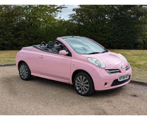 Make & Model:Nissan, Micra Sport C+C Date of Reg:KF56WZM Colour:Pink cc:1598 MoT:2025-10-16 Fuel Type:Petrol Mileage:129679 T