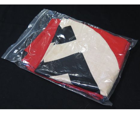 German WW2 party flag 30x57 inches some light moth holes