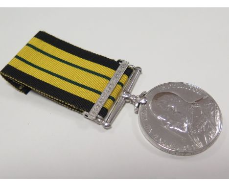 Africa General Service Medal EDVII with Somaliland 1902-04 clasp named to 306487 R Lewis STO.1CL.HMS Diana. With copy medal r