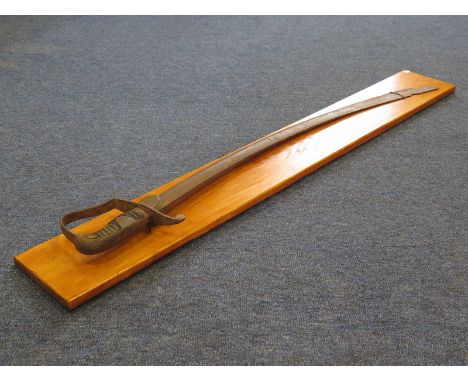 1796 pattern light cavalry troopers sword in excavated condition. Vendor states 'found on the battle field at waterloo' mount