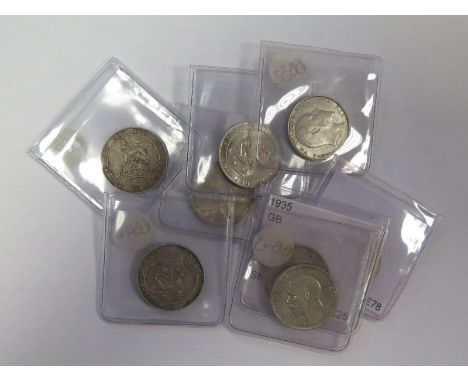 GB Shillings (8): 1889, 1890, 1902, 1909, 1910, 1915, 1928 and 1935, GF to GEF, dealer's ex stock, total ticket £328