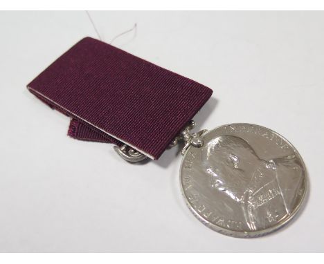 Army long service medal EDVII to sub conduct E C Knapp, served with the government telegraph depot comes with some research
