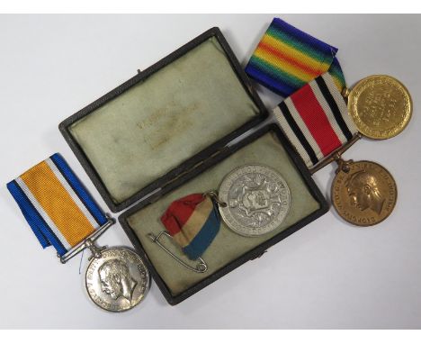 WW1 casualty BWM & victory medals to 31494 Pte Harold William Chessum machine gun corps (infantry) k in a 24-11-1916 buried A