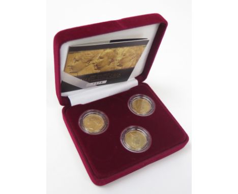 Victorian Portrait Collection, the three coin set comprising Sovereigns 1876M George and the Dragon VF, 18989s VF, 1897m VF. 