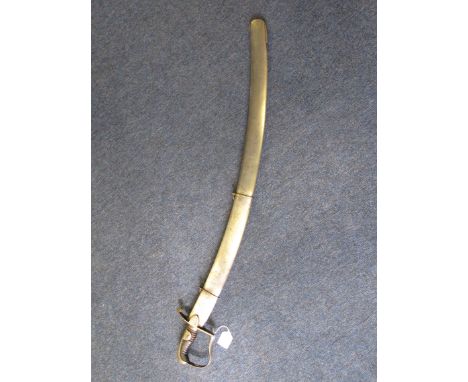 1796 pattern light cavalry troopers sword with scabbard made by deacon with inspectors stamp to side of blade