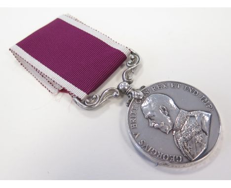 Army long service medal GV named to 452281 Pte H Cook RTC comes with some research