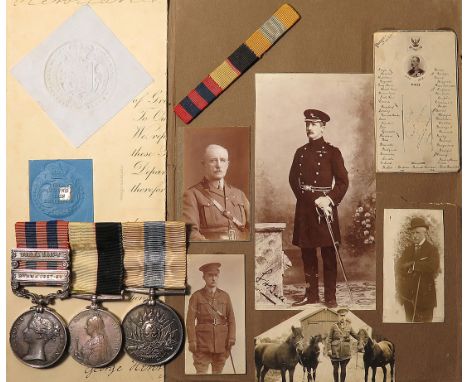 Group to Surgeon Lieut Col George Henry Bull I.M.S - Medals on original ribbons India General Service Medal with bars Burma 1