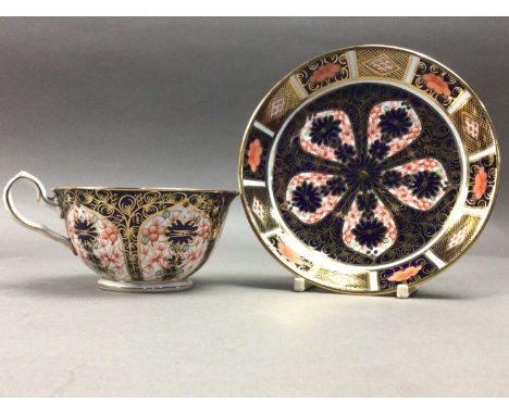 COLLECTION OF ROYAL CROWN DERBY IMARI TABLEWARE,comprising six teacups and saucers, seven small side plates, twelve coffee ca