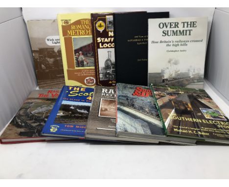 Seventeen railway publications: "Todays Railways Review of the Year" Volumes 1 and 2, "The Trent Valley Railway 1847-1966" (P