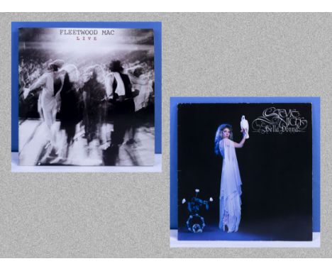 Fleetwood Mac Live double album, K 66097 together with Stevie Nicks 'Bella Donna' Mulitcoloured label WE 99169