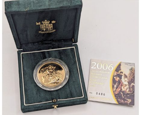 United Kingdom - Elizabeth II (1952-2022), Gold 5 Pounds (5 Sovereigns), Brilliant uncirculated, Obv: featuring Ian Rank-Broa