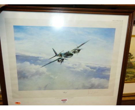 Robert Taylor - Mosquito, lithograph, signed Leonard Cheshire VC signed lower right 37x52cm