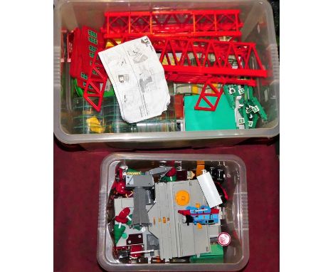 A collection of Tomy Thomas the Tank Engine locomotives, rolling stock, gift sets and accessories, all loose examples 