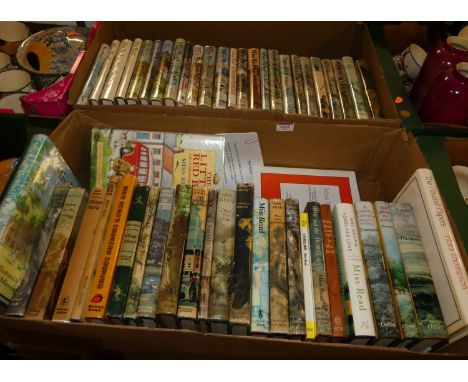 Approx 50 books to include 37 novels, all UK first editions in dust wrappers by Miss Read, together with a quantity of other 