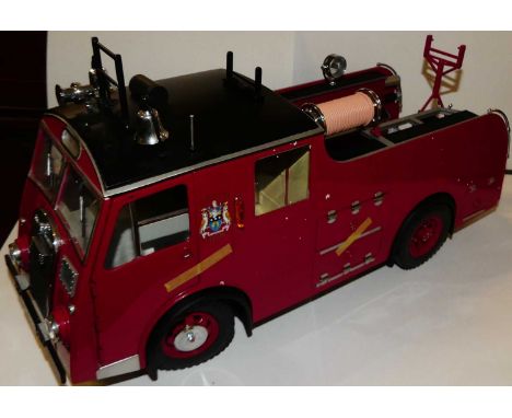 An Original Classics 1/18th scale diecast model of a Denis F8 fire engine, titled 'A Legend Reborn', housed in the original p