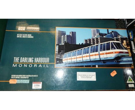 A TNT Harbour Link monorail boxed diecast and plastic model, housed in the original window display boxCondition report: Appea
